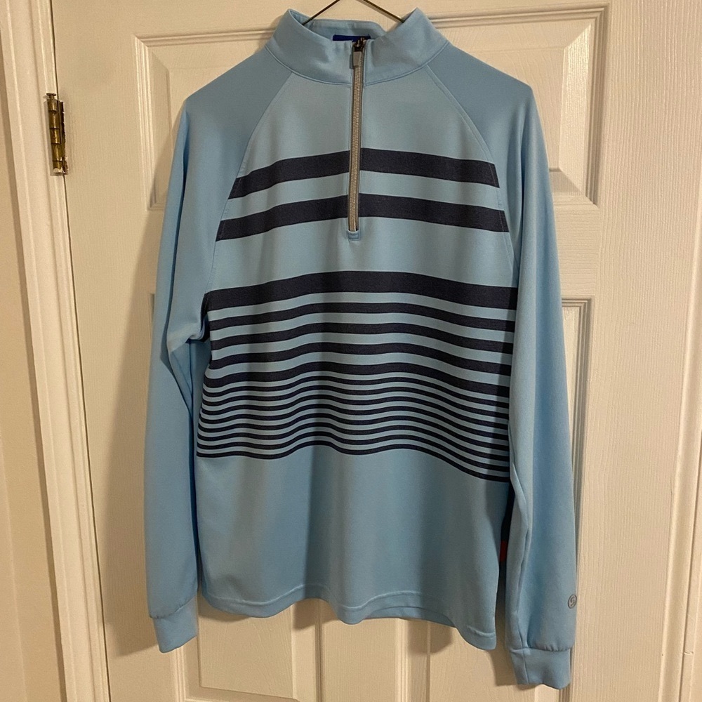 Stitch Golf Striped Pullover-*RARE*